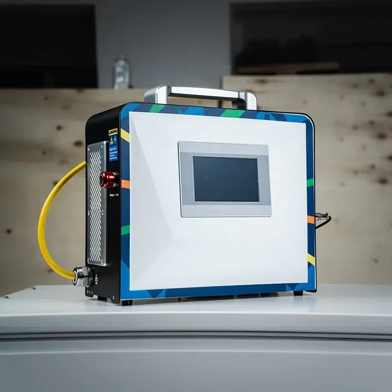 Portable Air-cooled Fiber Welding Cutting Machine Mini Handheld QCW Spot Welder Stainless Steel 300W 600W