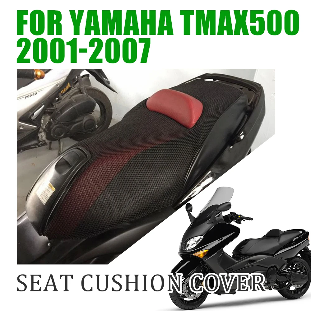 For YAMAHA TMAX500 TMAX 500 T-MAX 500 MAX500 Motorcycle Accessories Seat Cushion Cover Protection Guard Insulation Case Pad Mesh