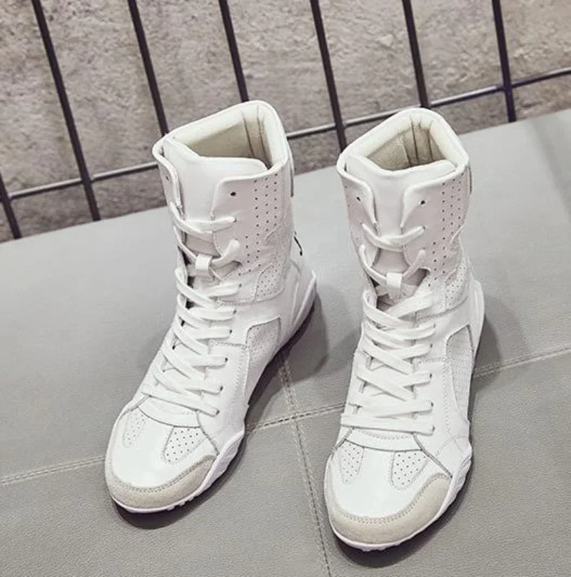 Womens Shoes White High Top Designer Luxury women Sneakers Spring Summer Casual Fashion Shoes Woman Ankle Boots for Women