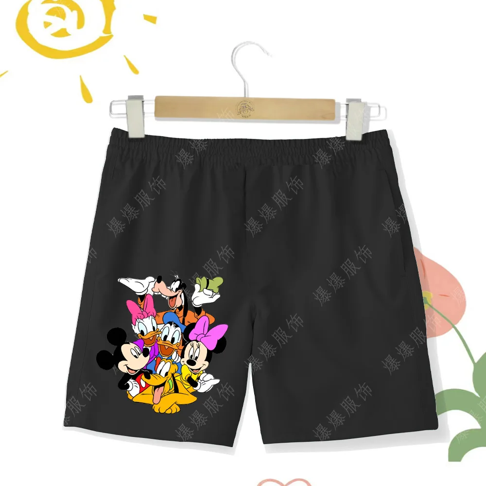 Cartoon Kids Disney Boys Girls Casual Shorts Beach Shorts Donald Duck series printed kids beach shorts Summer shorts clothing