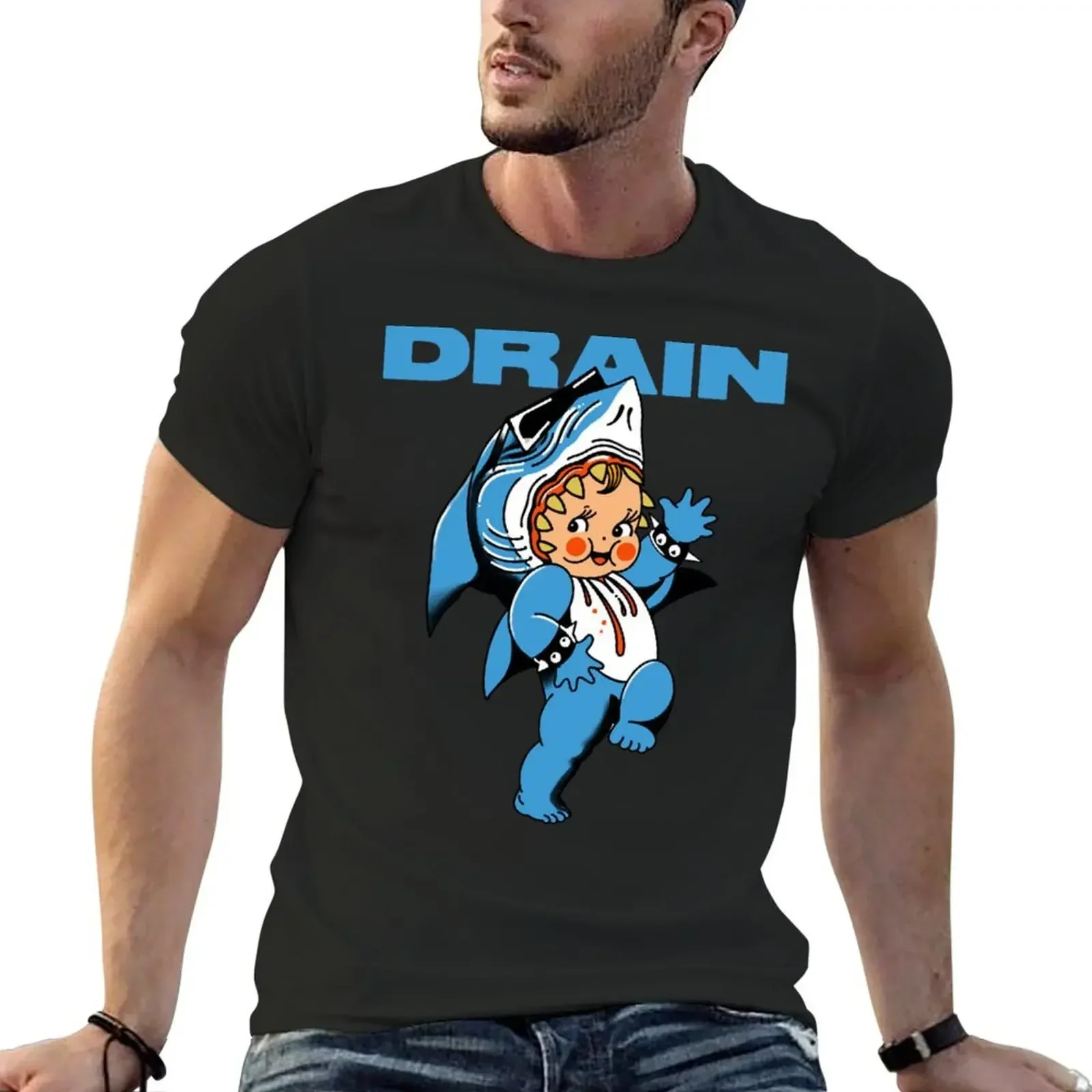 

DRAIN BAND Essential T-Shirt valentines clothes animal prinfor boys mens champion t shirts