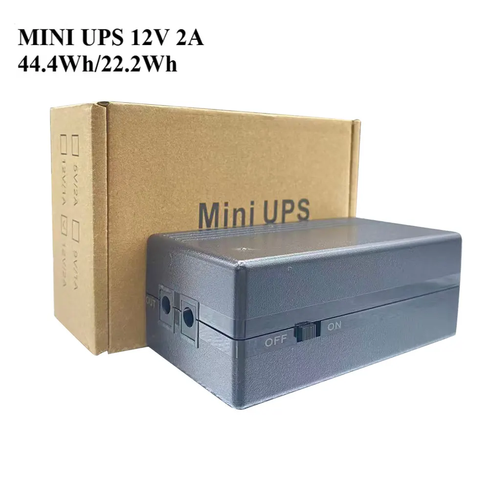 

MINI UPS 12V 2A 44.4wh Uninterruptible Power Supply and Backup Power Supply Are Used for Routers and Attendance Machines, CCTV