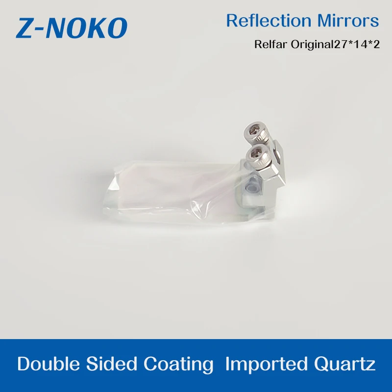 Imagem -03 - Znoko-espelhos Reflexivos a Laser Relfar Lente Reflexiva Suporte de Reflexão Cabeça de Solda Manual 27x14x2 mm Original