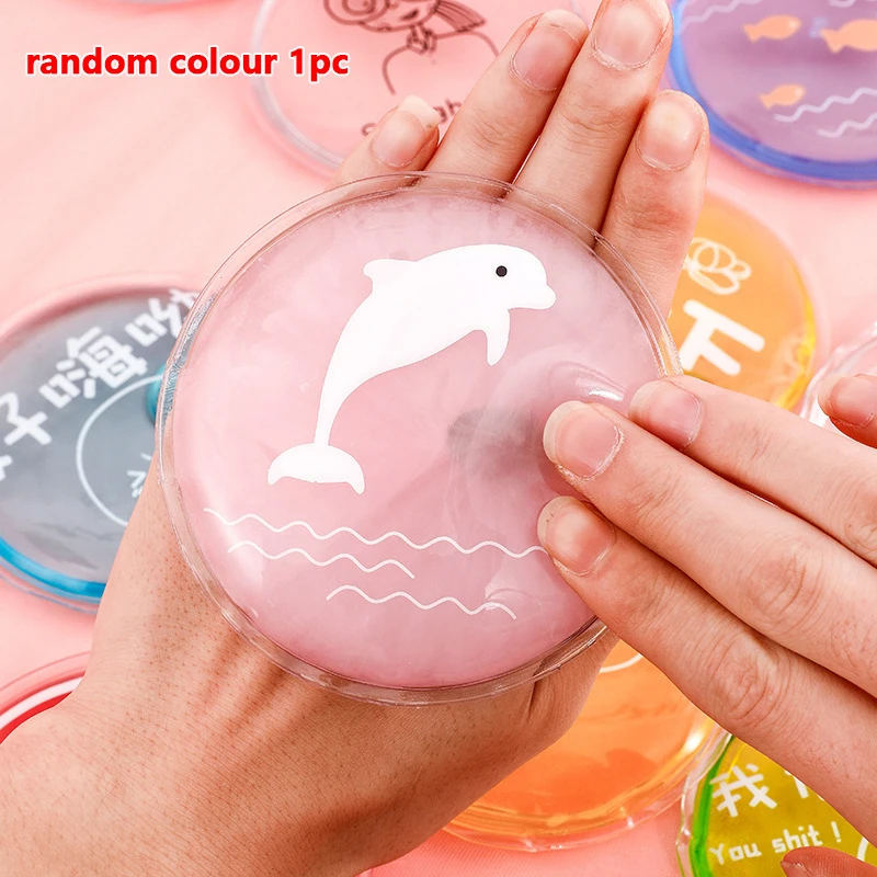 Winter Cartoon Round Hand Warmer Portable Instant Heat Pad Outdoor Stove Hand Warmers