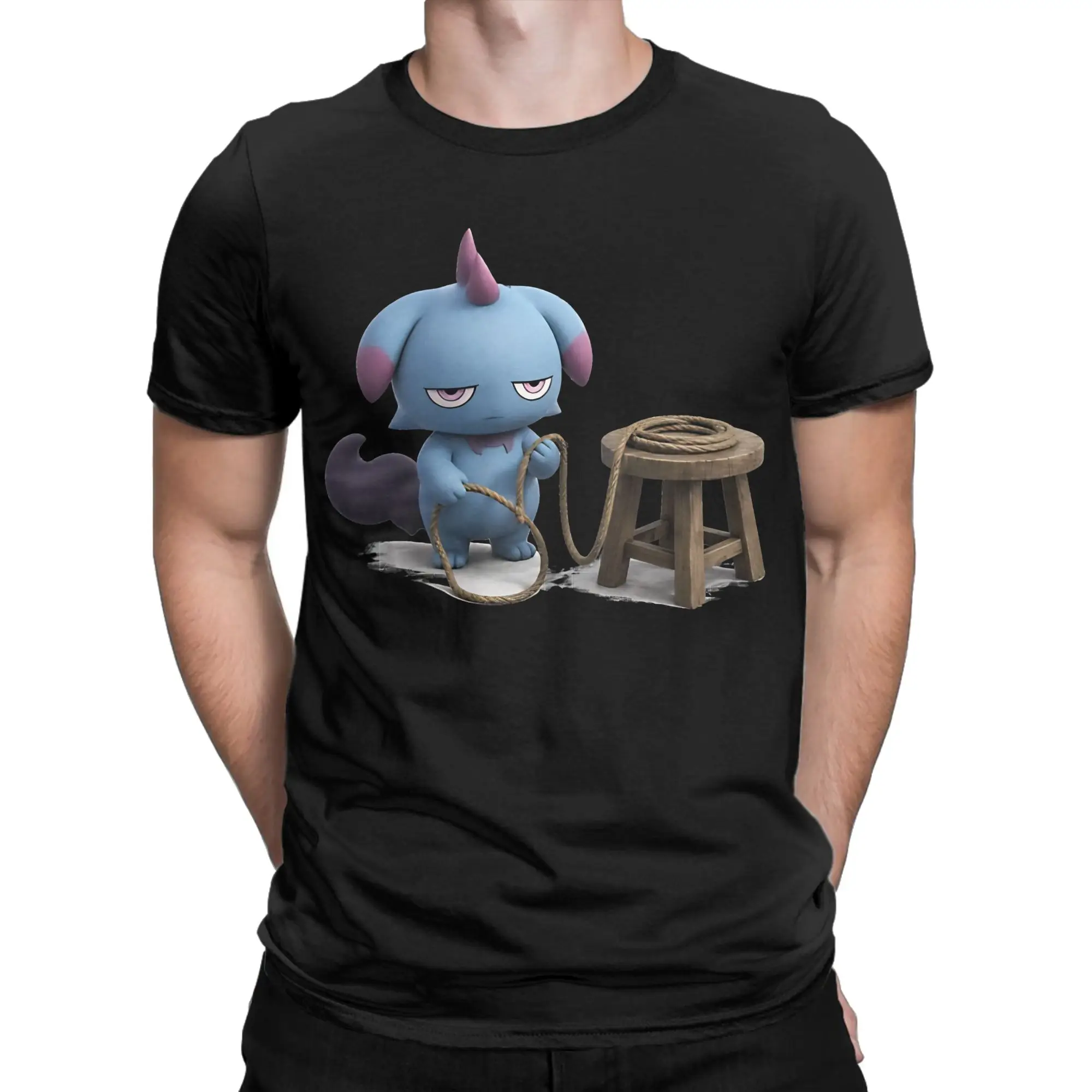 Depressos Inspired  T-Shirts for Men Women Gaming Casual 100% Cotton Tees Round Collar Short Sleeve T Shirt Gift Idea Clothes