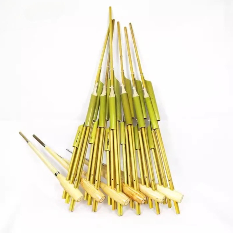 6 Tubes 6 Tones Lusheng Miao Ethnic Traditional Lusheng Medium/Large Handmade Wind Instruments Decoration Sheng for Beginners