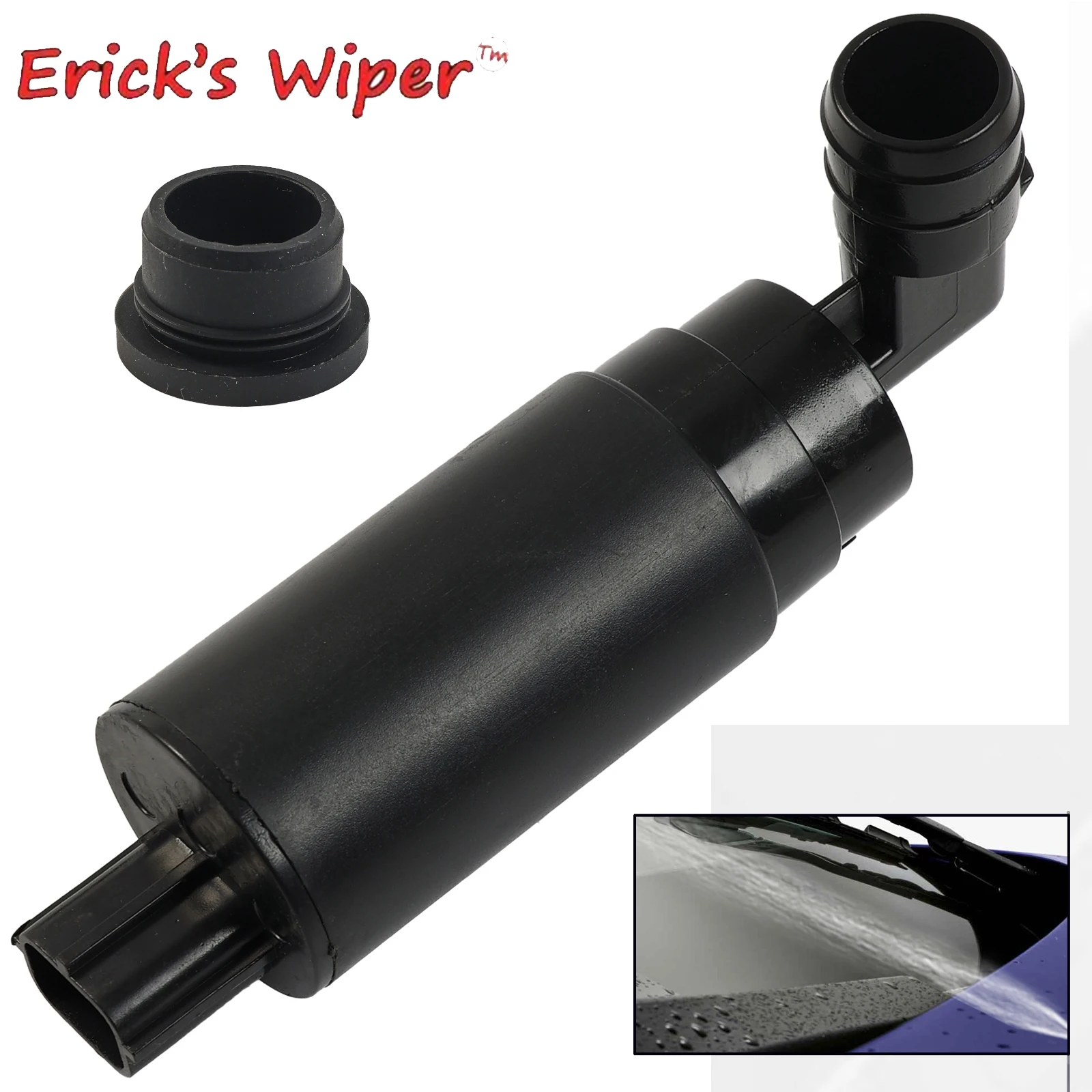 Erick\'s Wiper Front Windshield Wiper Washer Pump Motor With Grommet For Toyota Avensis Yaris Vitz P1 Corolla Verso E11 E12