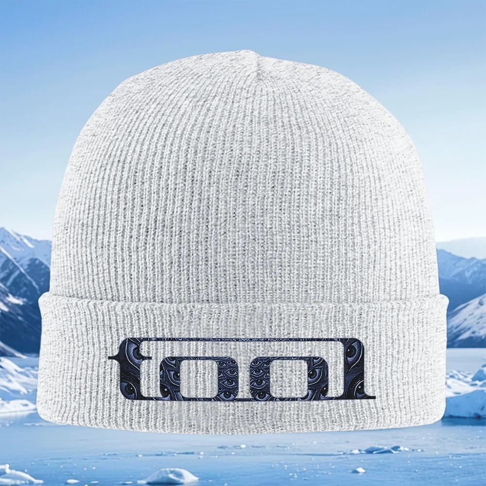 نمط عيون داكنة، رمز العين، تصميم فني، قبعة محبوكة ذات شكل رائع للرجال والنساء للجنسين قبعة صوفية شتوية حرارية دافئة لعيد الميلاد #3