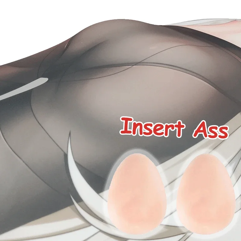 Dakimakur Pillow Silicone Butt Pads For Anime Dakimakura Body Pillow Ass Chest Breasts Waifu Daki Buttocks with Stick Pillowcase