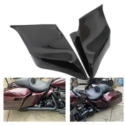 For Harley Touring Road Glide CVO Street Glide Ultra Limited Road King 2014-2023 Black Motorcycle Stretched Extended Side Cover
