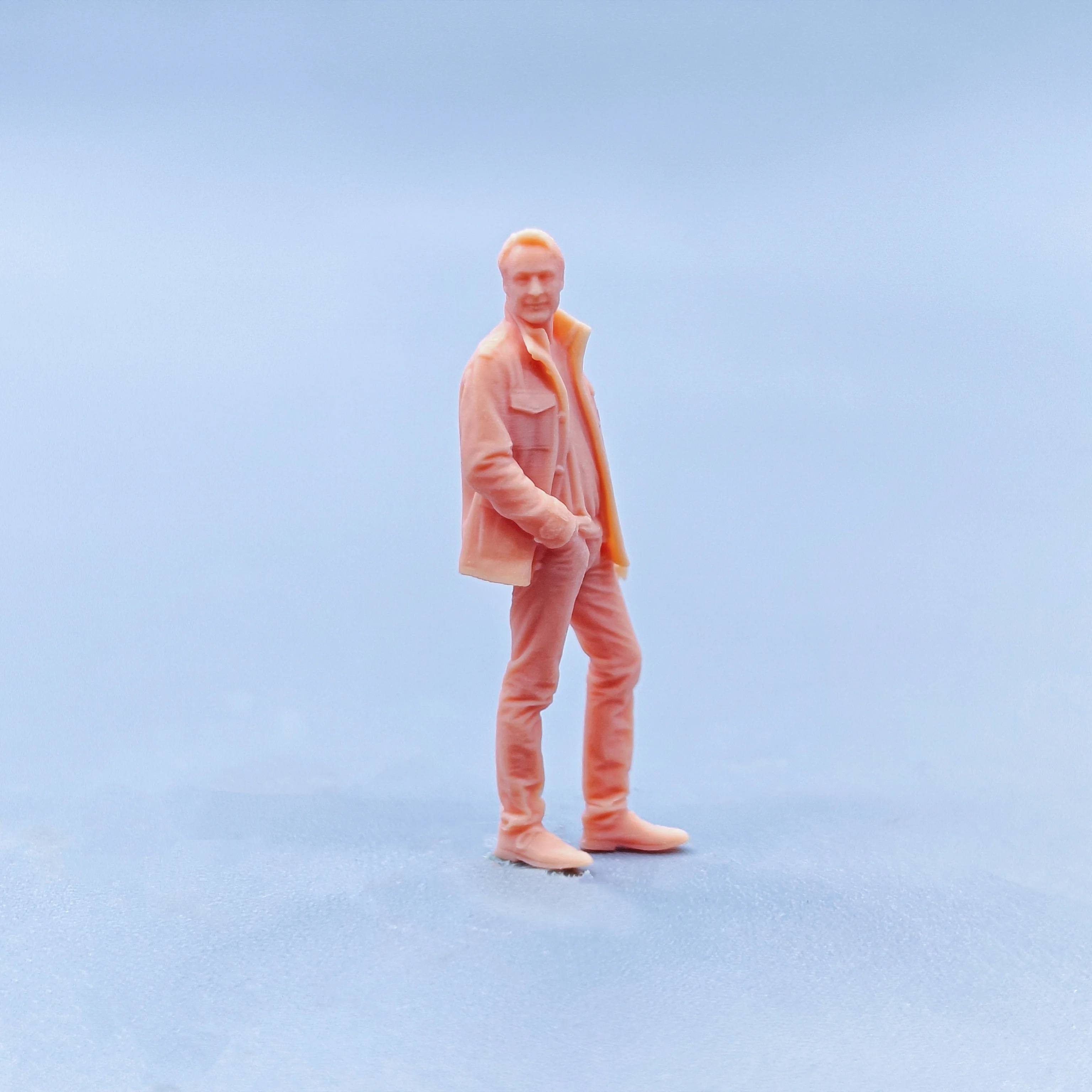 Figurki w skali 1/64 1/43 Model żywiczny Płaszcz Wkładka Kieszonkowy Człowiek Niemalowane Miniatury Diorama Ręcznie Malowane D334
