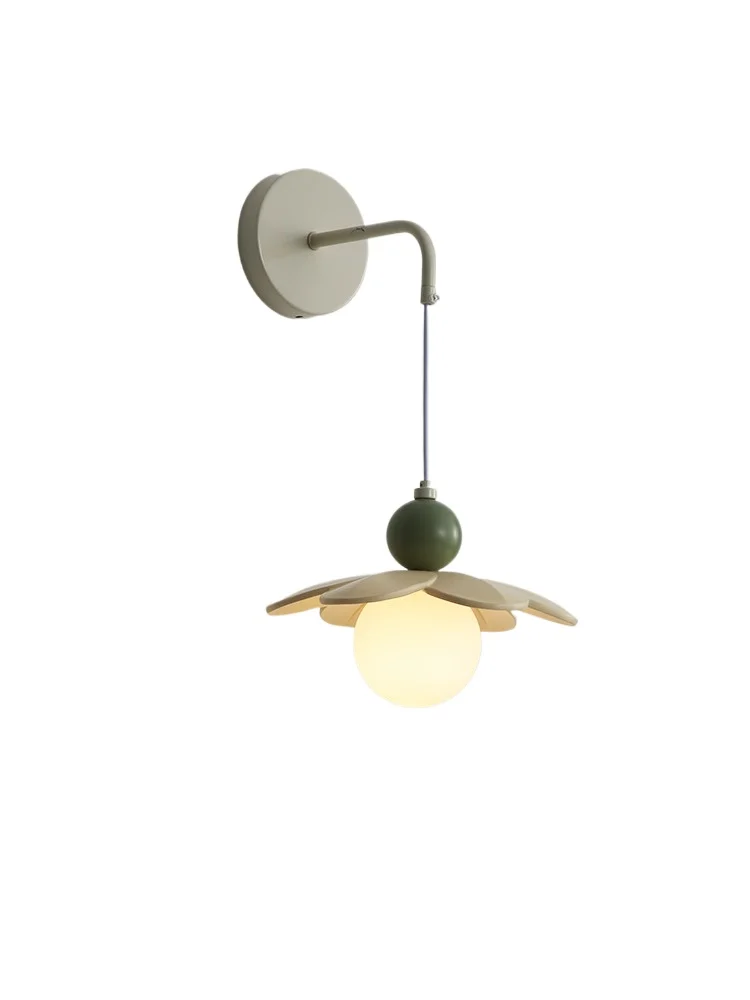 

Bedside wall lamp Children's room Modern flower background wall Aisle corridor lamp