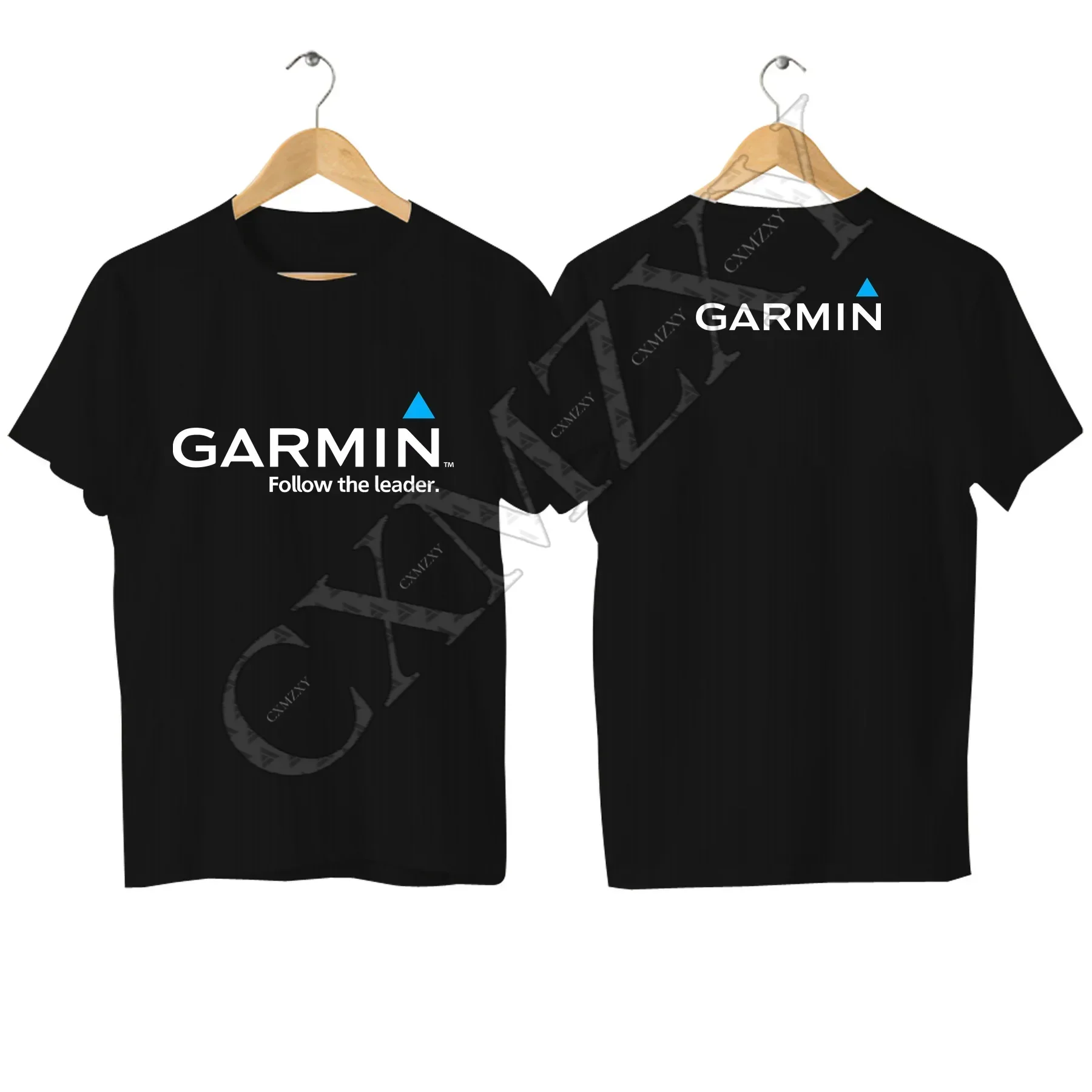 

2025 Men T Shirt Casual Garmin Follow The Leader Running T-shirt Graphic Oversized Sports Tops Comfortable Streetwear S-3XL