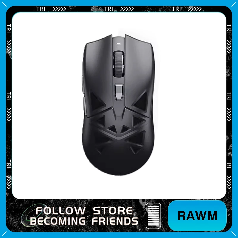 

Rawm SA-ML01 Wireless Mouse Tri-mode Bluetooth Paw3395 Lightweight Ergonomic Mouse MAC/PC Accessories Gift E-sports Gamer Mouse