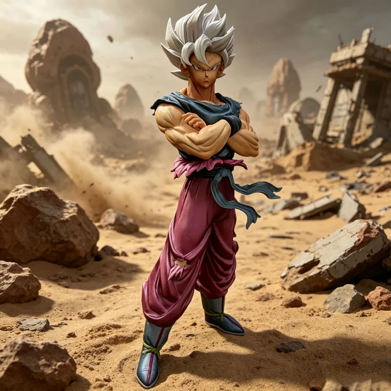 

32cm DBZ Son Goku Model Anime Dragon Ball Z Action Figure YJ Super Saiyan Figurine Collection Doll SSJ GK Statue Ornaments Toys