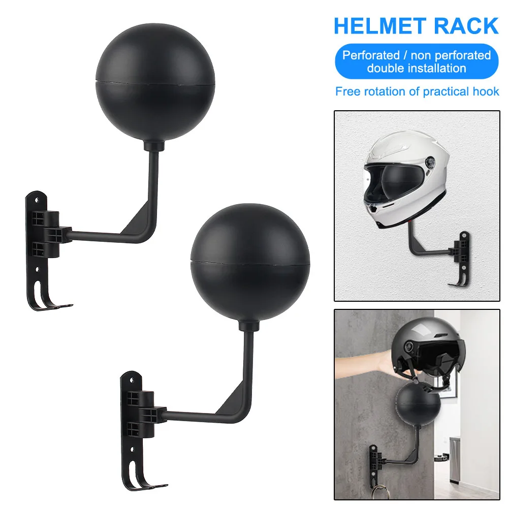 Helmet Claw Hook Moto Accessories Wall Mounted Motorcycle Helmet Hook Multi Unctional Helmet Mount Easy Install