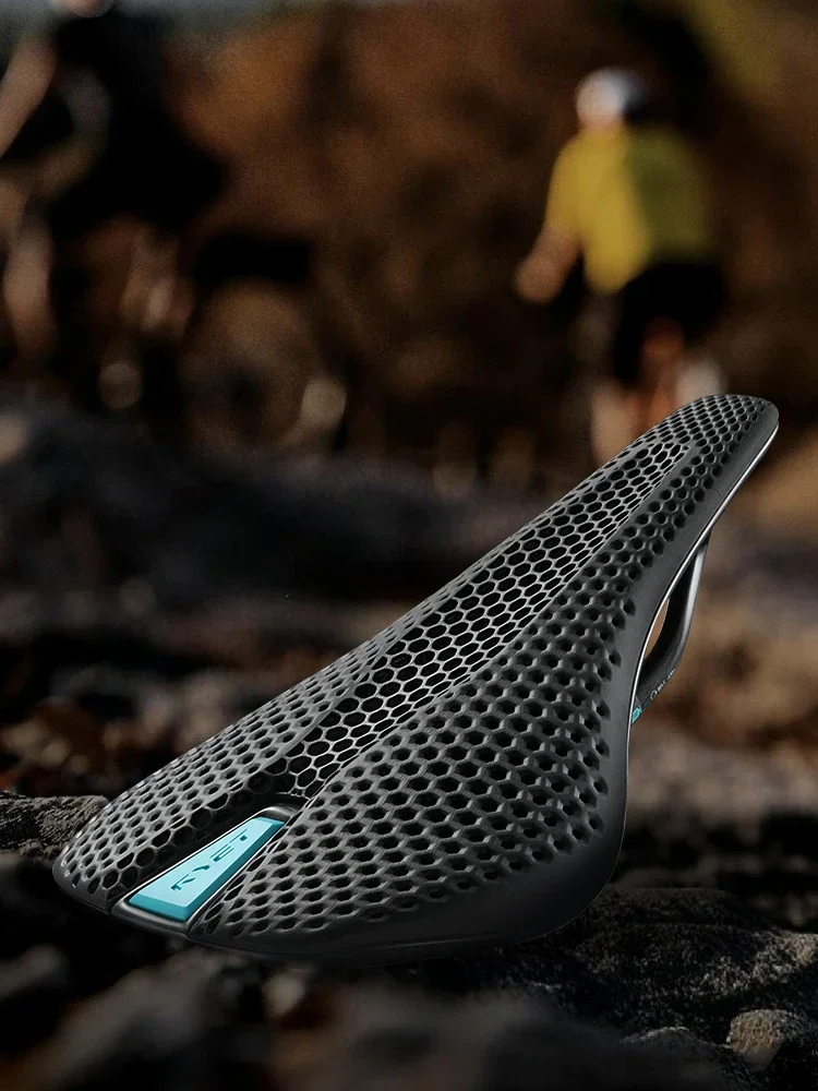 AliExpress 2025 RYET 3D Printed Carbon Saddle 175g 7x9mm Carbon Rails 143/155mm for MTB Gravel Road Racing and Comfort Cycling Accessories