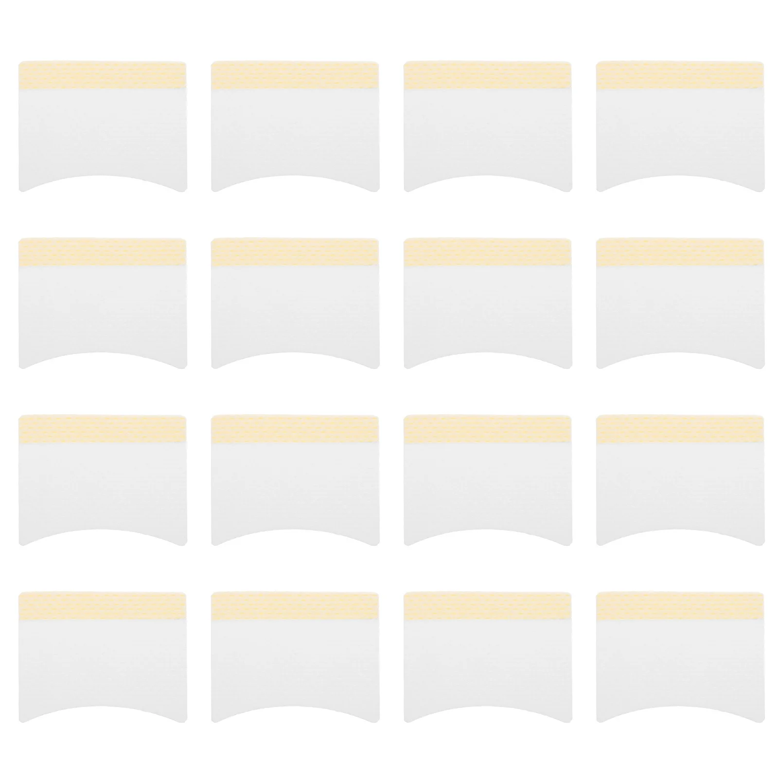 40Pcs Eyelash Extension Remover Pads Disposable Cotton Under Eye Lash Patch for Lash Perming Tinting Glue Cleaning Makeup