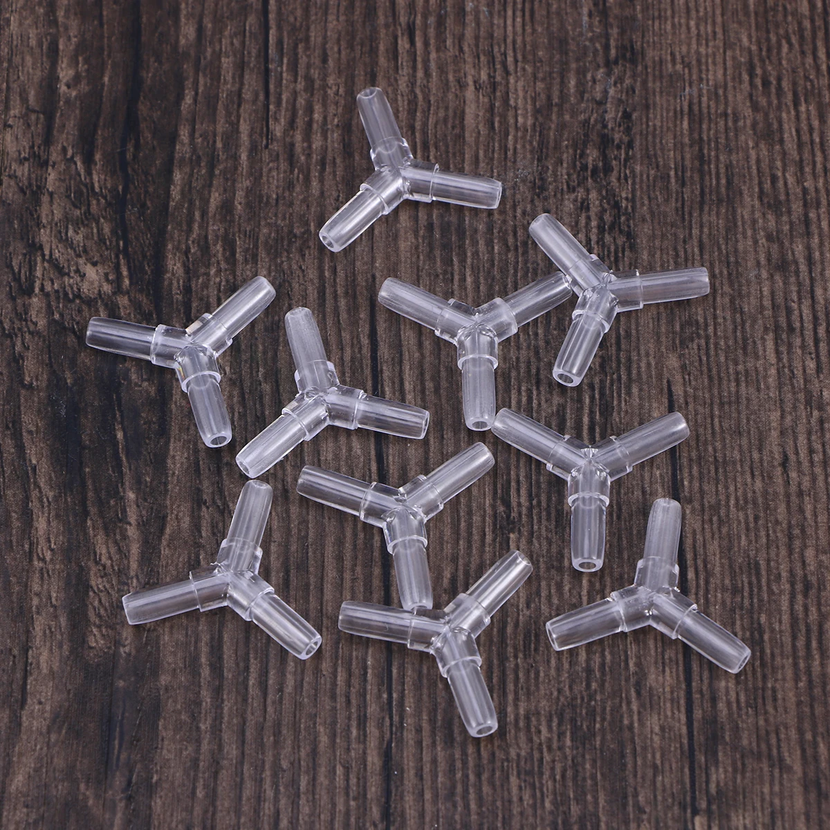 

40 Pcs Air Valve Connector Fish Tank Diverter White Straight Cross Aquarium Tube Extender-Compatible Most Tubes Mending