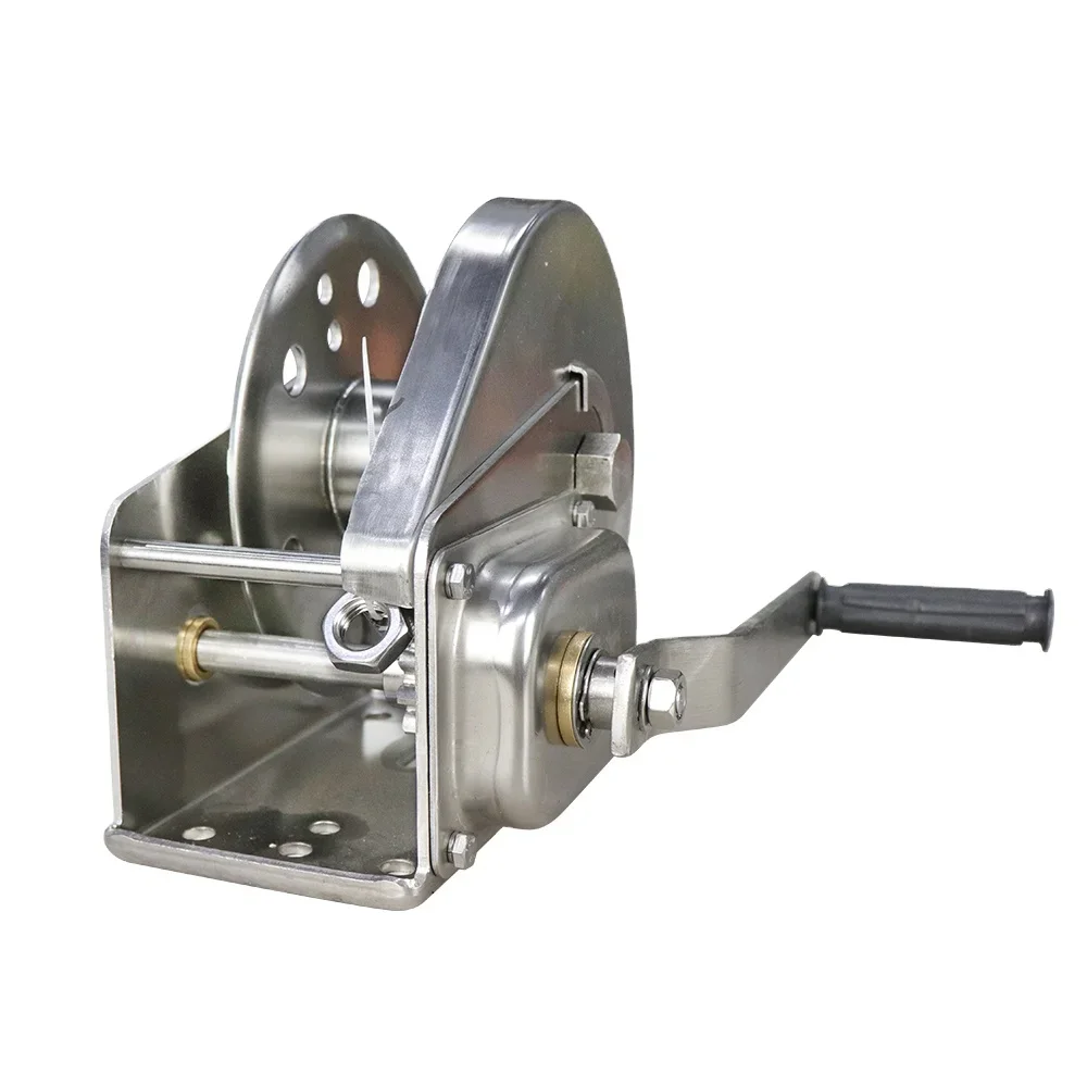 2600LBS Stainless steel brake winch hand brake  winch Lifting Winch