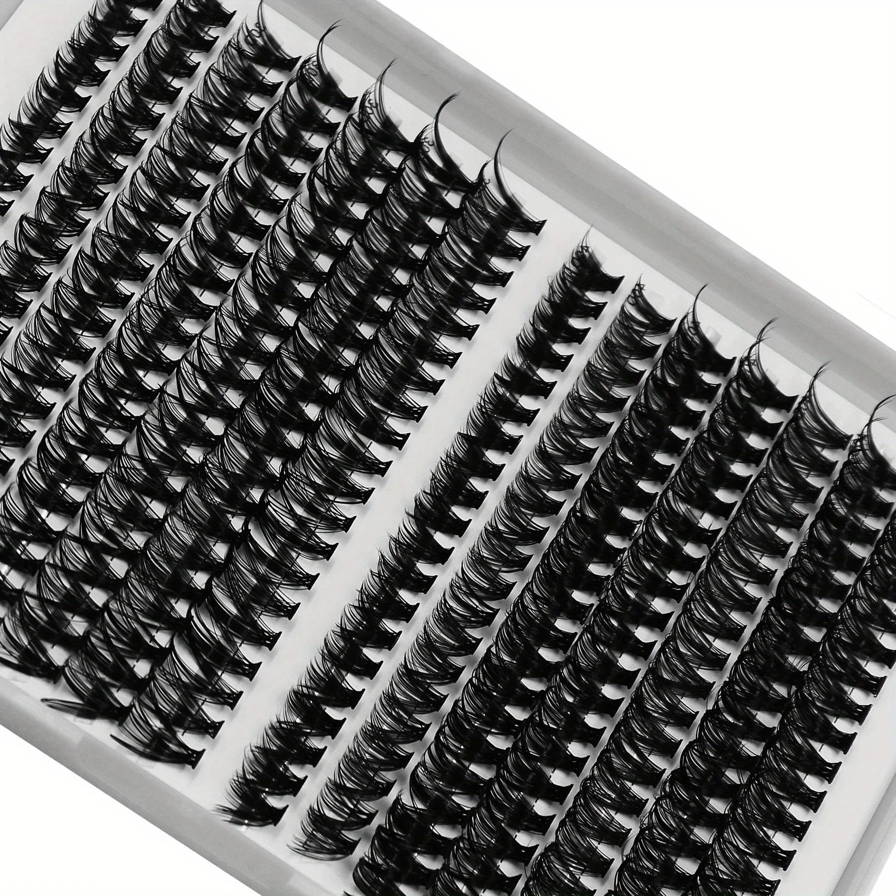 2Boxes(560pcs) 30D/40D  Lashes Cluster Lashes DIY Lash Extension 9-15mm Mix Length, Wispy Cluster Reusable False Eyelashes