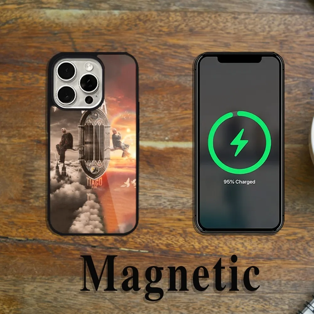 T-Tiago PZK Rapper Gotti A Phone Case Magsafe Magnetic For iPhone 11 12 13 14 15 Pro Max Plus Wireless Charging