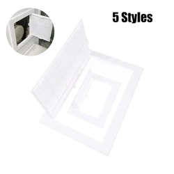 1pc Access Panel Inspection Hole PVC Access Doors Wall Ceiling White Hatch Cover Universal Plastic Push-Type Inspection Port