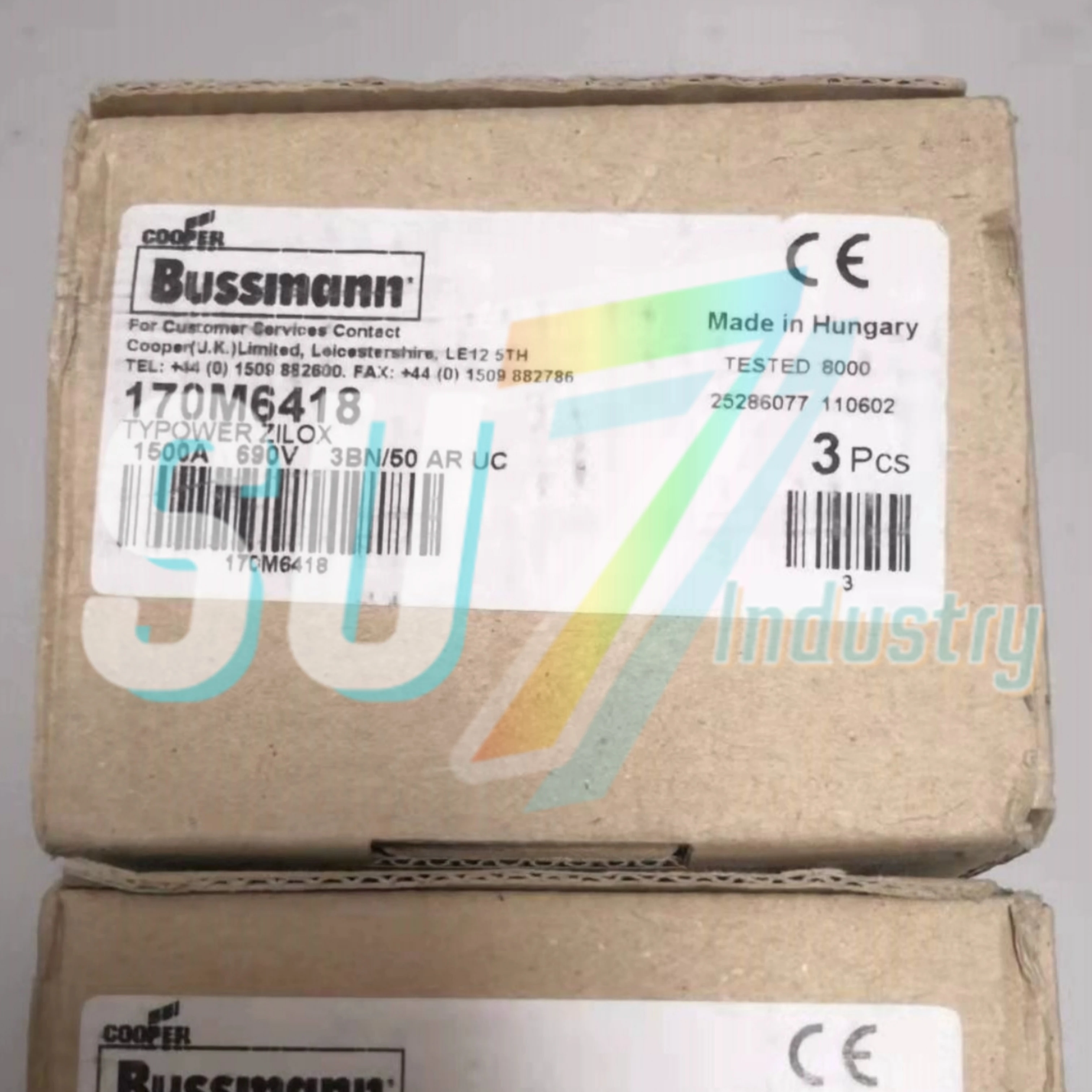 새로운 오리지널 퓨즈 170M6418 170M6419 170M6420 170M6452 170M6458 170M6459 170M6460 170M6461