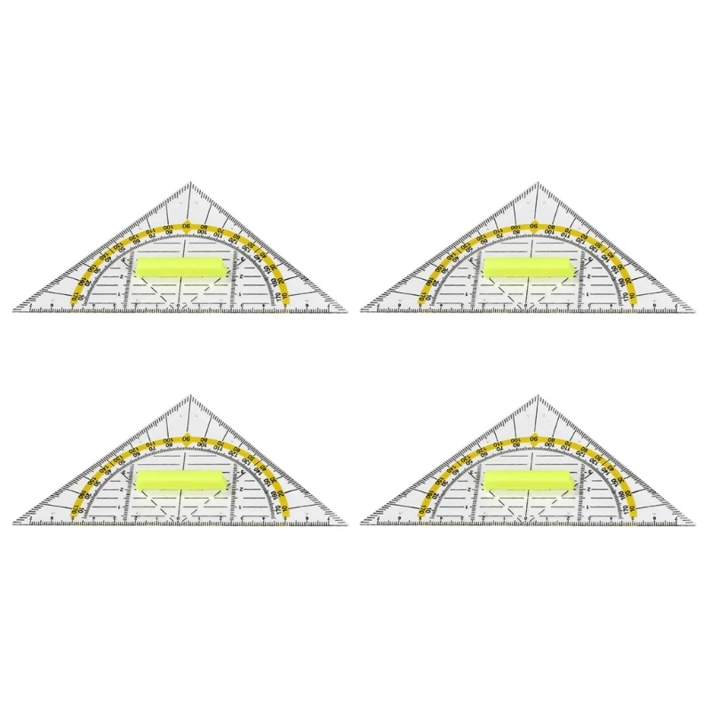 ioio Triángulo medición confiable para trabajos técnicos dibujo y diseño: construcción plástico duradera