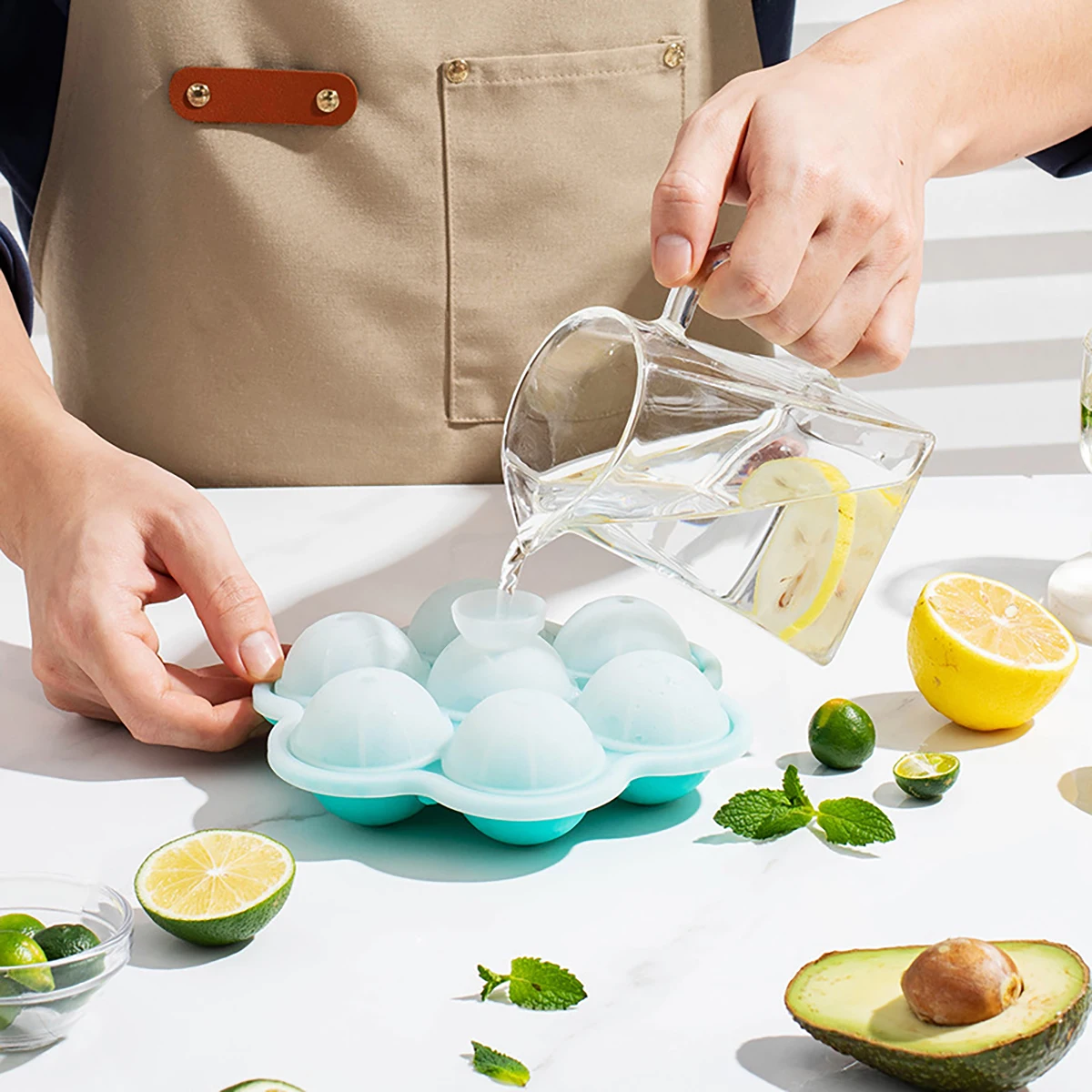 1pc Spherical Silicone Ice Gri - Ice Mold Sphere ulasan dan harga