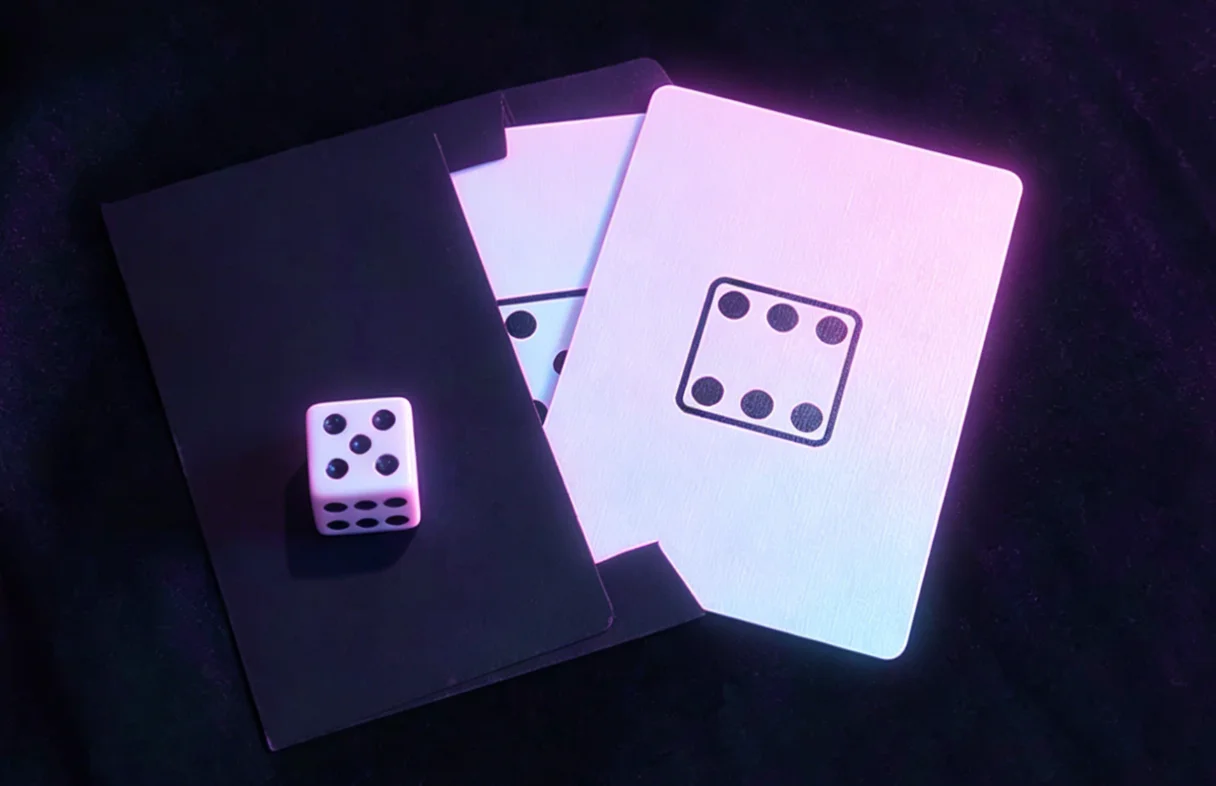 Carta de Dados de Predicción de J.C Magic, Truco de Magia de Cerca, Mentalismo, Magia, Accesorio de Mago, Ilusión, Gimmick