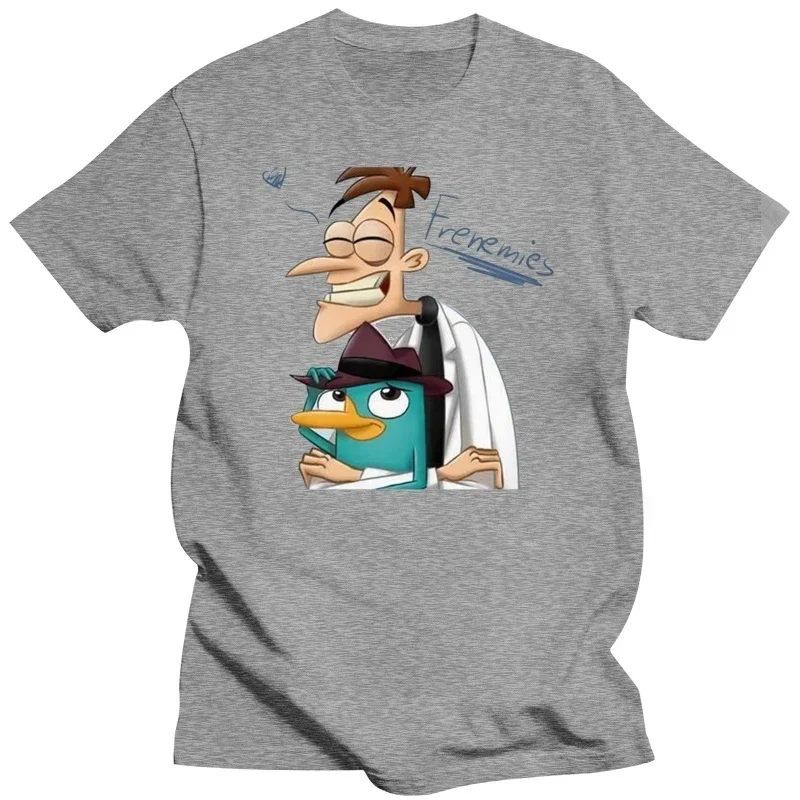 Fashion Cartoon Phineas And Ferd 3D Print T-Shirt Womenmens Casual Short Sleeve 2Xl 8Xl Tee Shirt