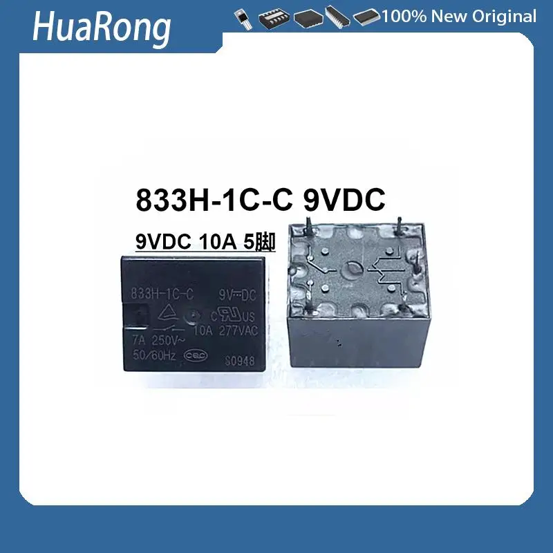 5Pcs/Lot  833H-1C-C 9VDC  10A  899-1CH-F-C E 12VDC   CMA51-S-DC12V-A  CMA51-S-DC12V  20A  PIN