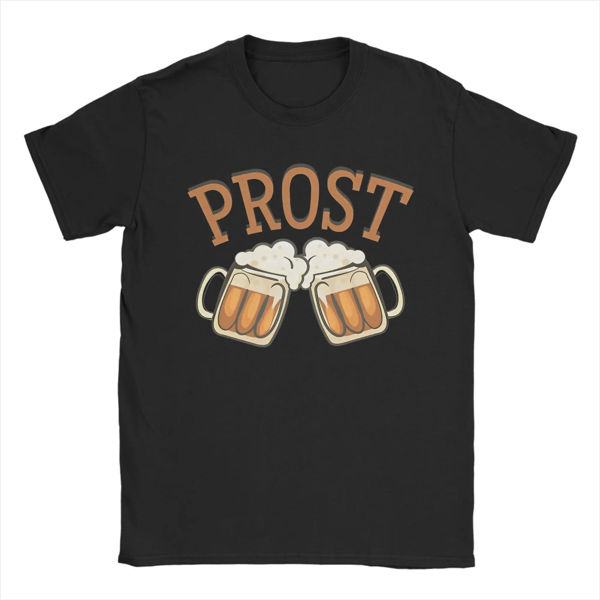 

Creative Munich Oktoberfest T-Shirt Men Round Collar Pure Cotton T Shirt Short Sleeve Tees Birthday Present Tops
