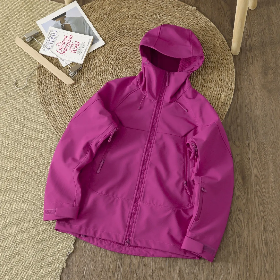 Outdoor Pata Affordable Couple Soft-shell Down Jacket, Fashionable Cycling, Sports, Fishing, Mountaineering and Camping Jacket