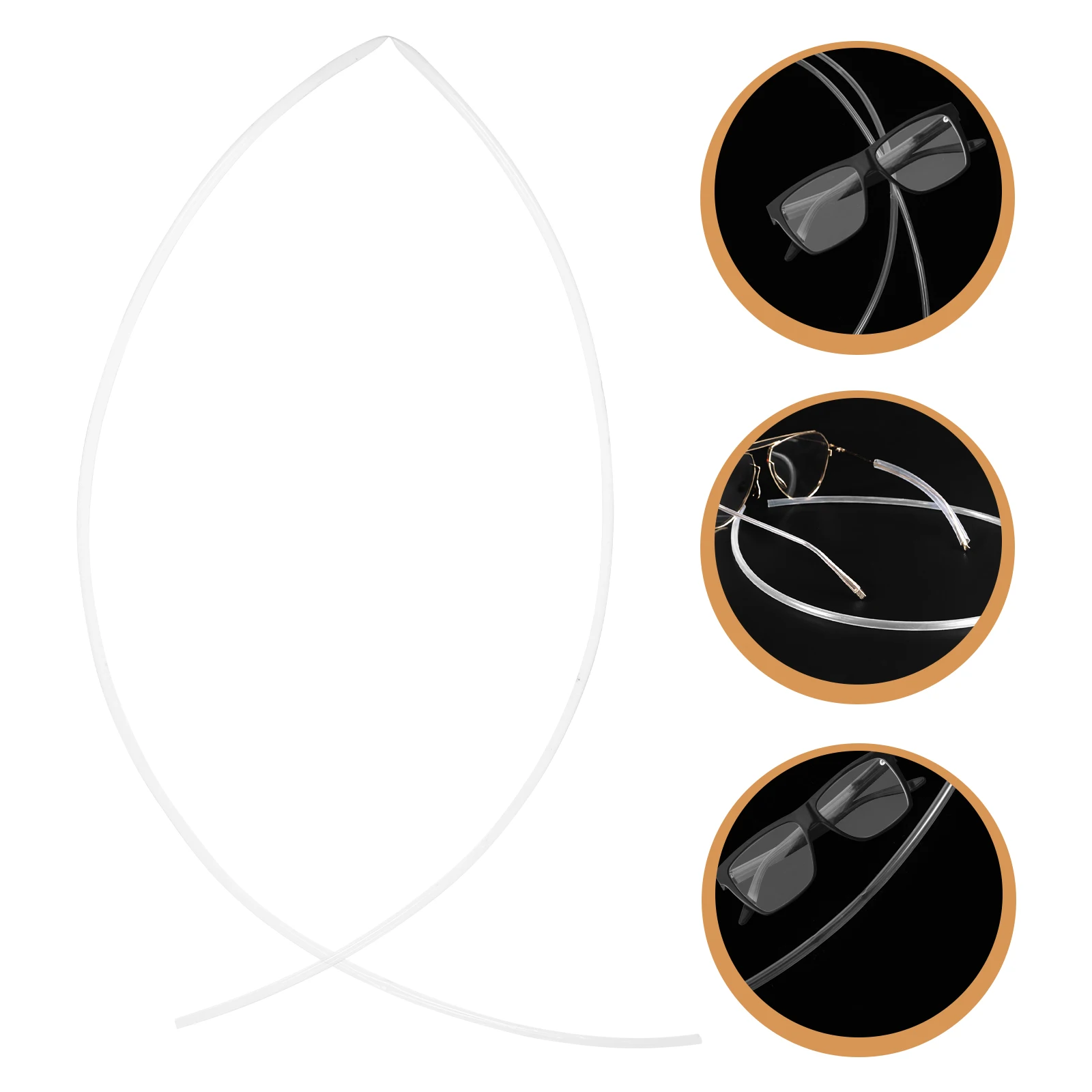 

Pvc Ear Grips Anti-Skid Plastic Temple Sleeve Leg Eyeglass Holder Covers Retainer For Sports Swimming Running