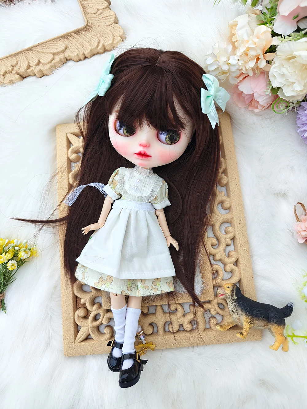 

Одежда для куклы Блайт, несколько цветов, платье ручной работы для куклы Блайт, 28-30 см, аксессуары OB22 OB24 AZONE, одежда для blythe