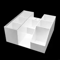 Boîte rangement d'outils greffe cils en acrylique transparent, organisateur cils beauté, cadeau 1