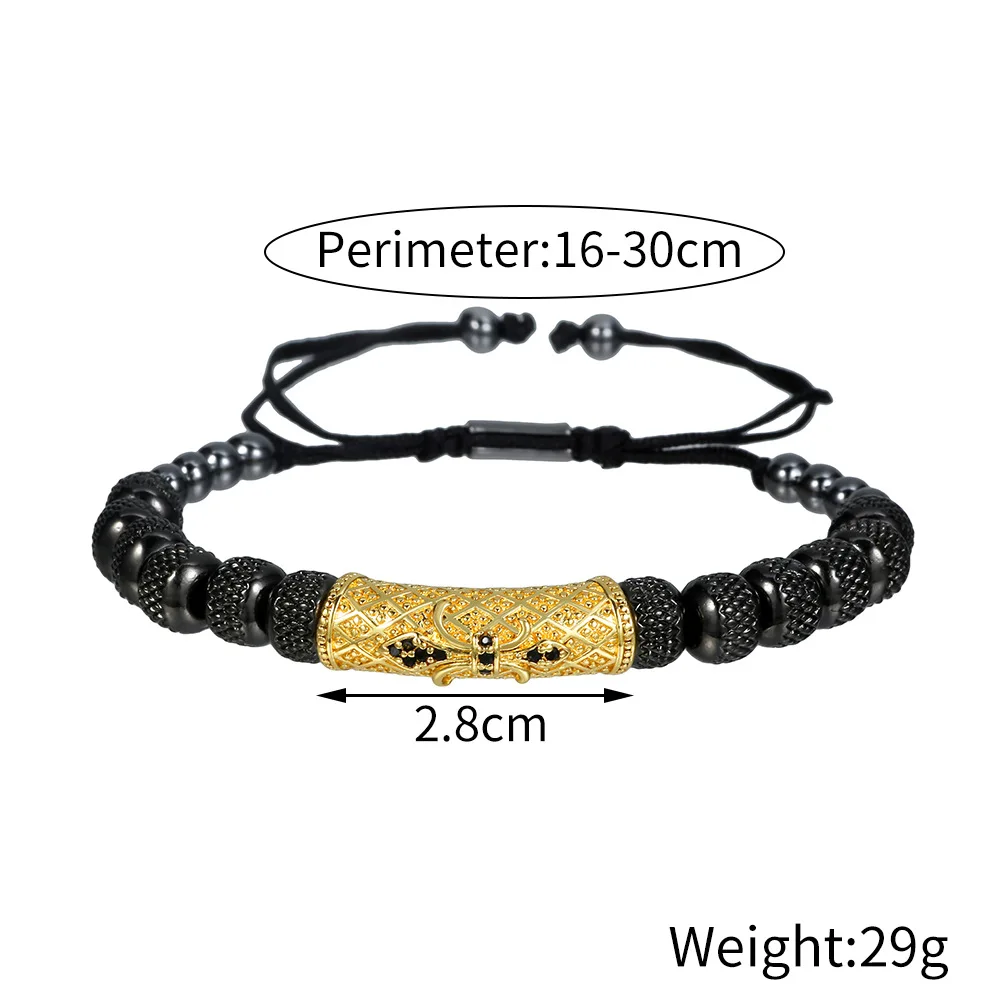 

Европейский и американский винтажный регулируемый браслет из нержавеющей стали с ананасами и цирконием, изогнутая трубка, тканые ювелирные изделия из бисера, подарок на праздник