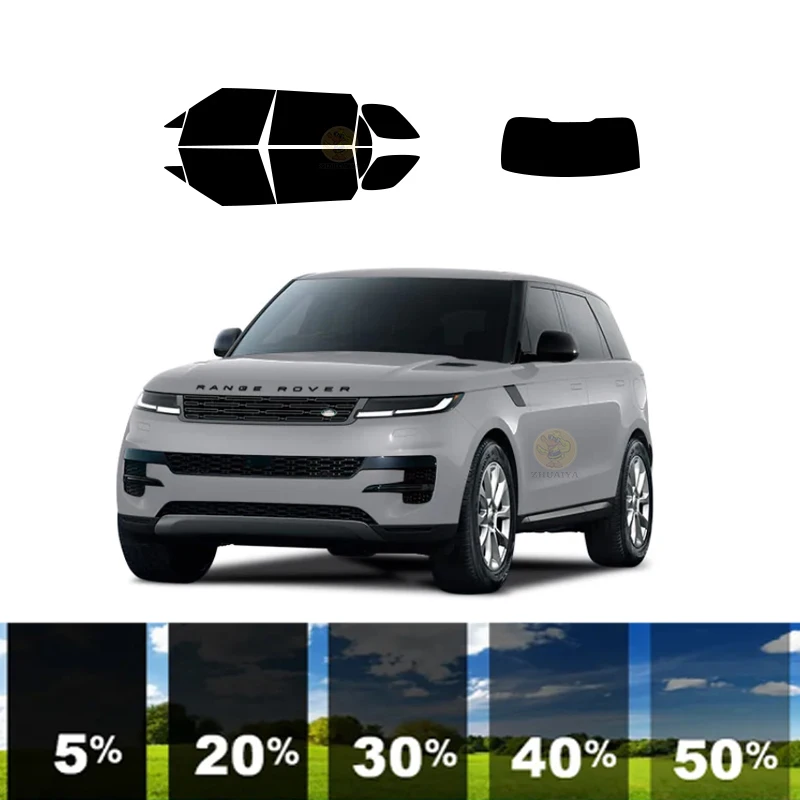 precut Removable Window Tint Film For Car 100% UVR Heat Insulation Carbon ﻿For LAND ROVER RANGE ROVER SPORT 4 DR SUV 2023-2023