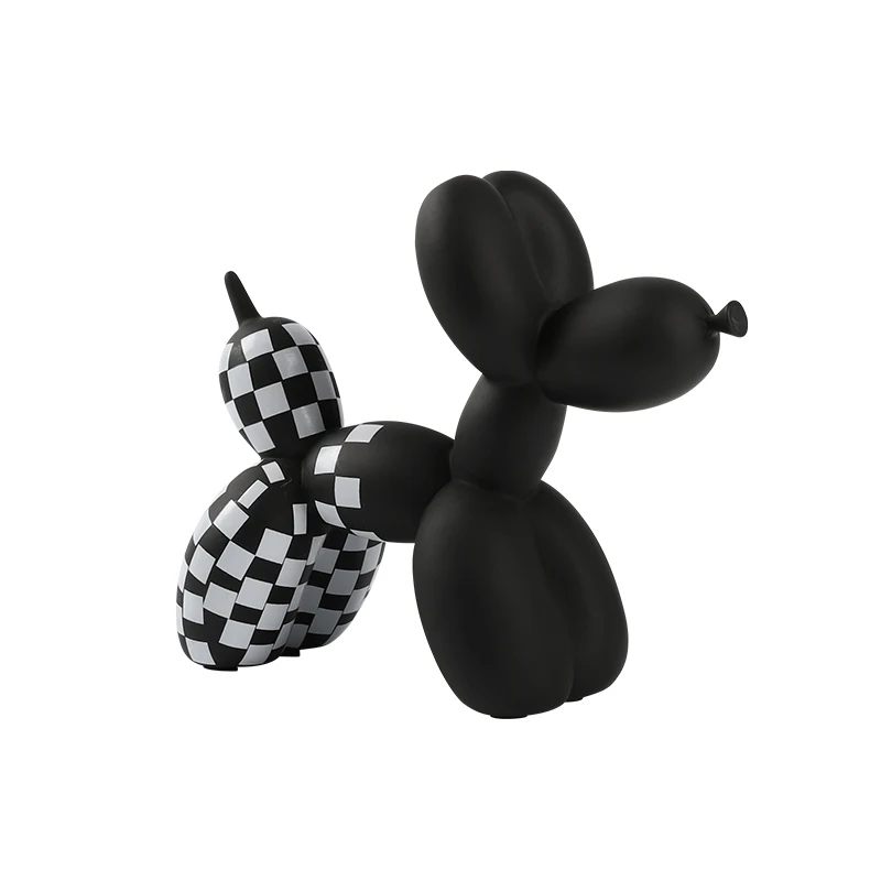 

YY American Ornaments Home Ornament High-End Creative Balloon Dog Decoration Resin