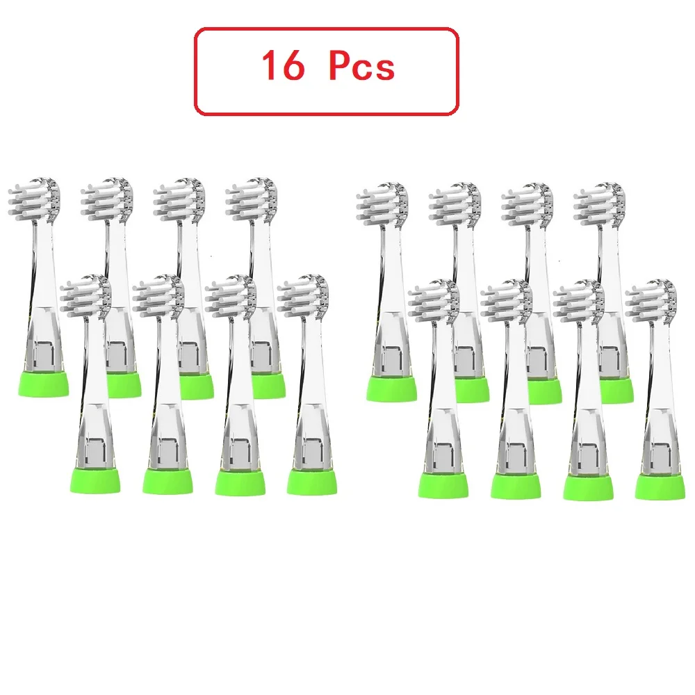 4/8/12/16 pcs SG-811 têtes de brosse de resubdivision d'enfants pour Seago SG902/SG602/EK1 tête de brosse à dents électrique Ultral Soft