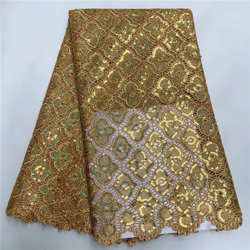 

5-ярдовая однотонная мягкая водорастворимая французская гипюровая кружевная африканская тюль-шнур с вышивкой для свадебной вечеринки PSJF82905