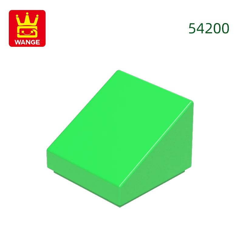 Wange 543 stks/partij 54200 1x1 Helling Bouwstenen Geneigd Panel Bricks DIY Compatibel met alle Merk Speelgoed voor Kinderen Geschenkdoos