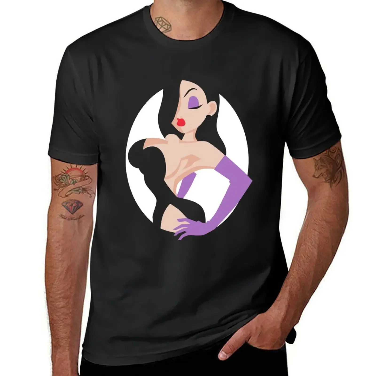 Jessica Rabbit Minimalist T-Shirt designer shirts Aesthetic clothing mens cotton t shirts