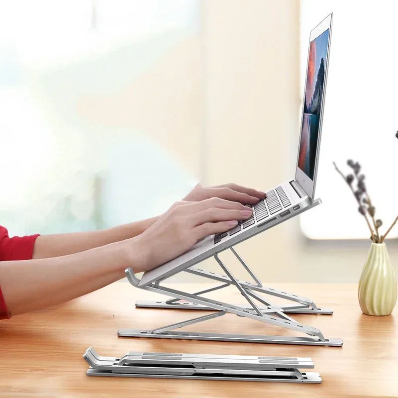 Portable laptop stand Foldable Notebook Support laptop Holder for Macbook Adjustable laptop cooler bracket  accessories