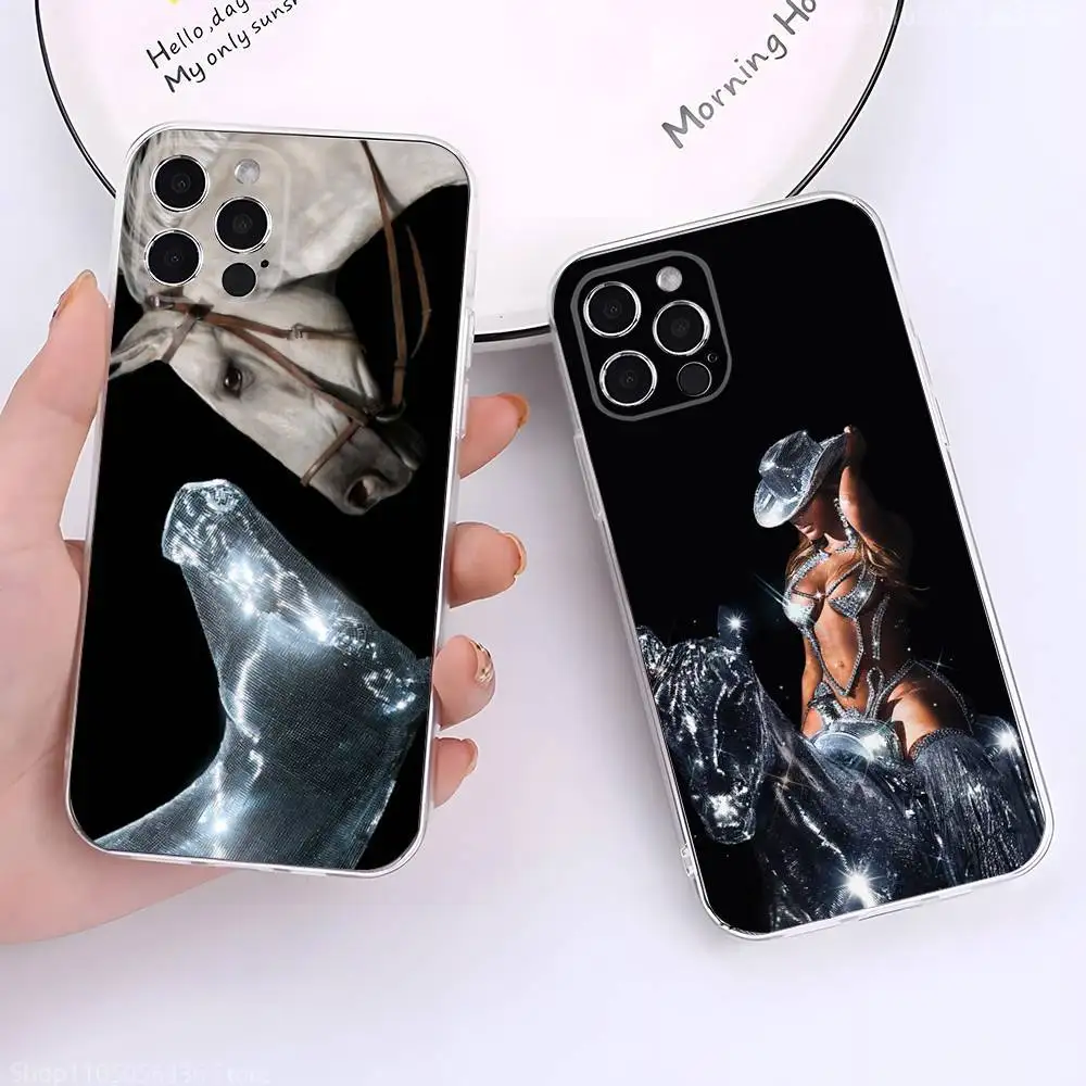

Singer B-Beyonce Phone Case For iPhone 17,16,15,14,13,12,11 Pro,Max,Plus,X,XS,XR,SE4,E Mini Transparent Soft Cover