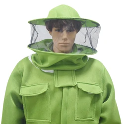 Beekeeping Clothing Veil Hood Hat Professional 3D Air Cotton Fabric Bee Suits Full Body Beekeeper Clothing Beekeeping Equipment