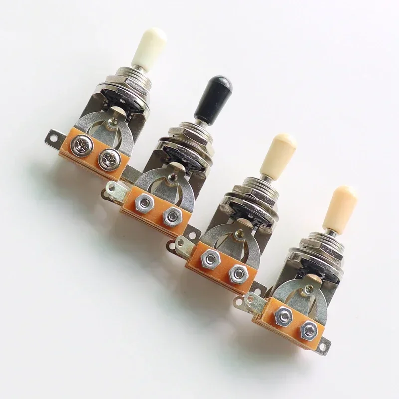 3 Way Toggle Guitar Switch With Black Ivory Tip For Lp SG TL Guitars