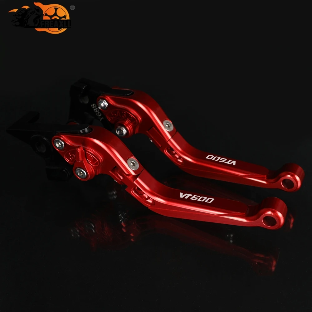 

For HONDA VT 600 C VT600C VT600 SHADOW 1998-2007 2006 2005 2004 Motorcycle Accessories Adjustable Folding Brake Clutch Levers